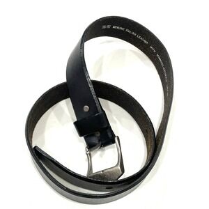 Men's Belt Genuine Leather‎ Black Size 38 Business Casual Work Career Formal